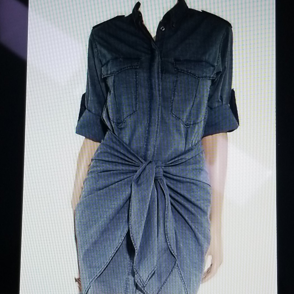 Isabel Marant Etoile Chambray Denim dress, 1